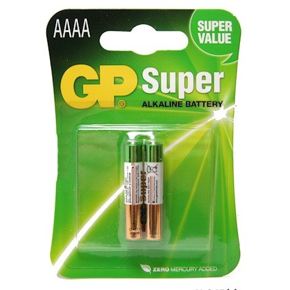 GP AAAA 1.5V Alkaline - Baterai A4 - E96