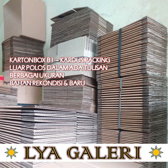 Karton Box Kardus Packing Uk.22x12x10 cm Luar Polos Dalam Ada Tulisan-4