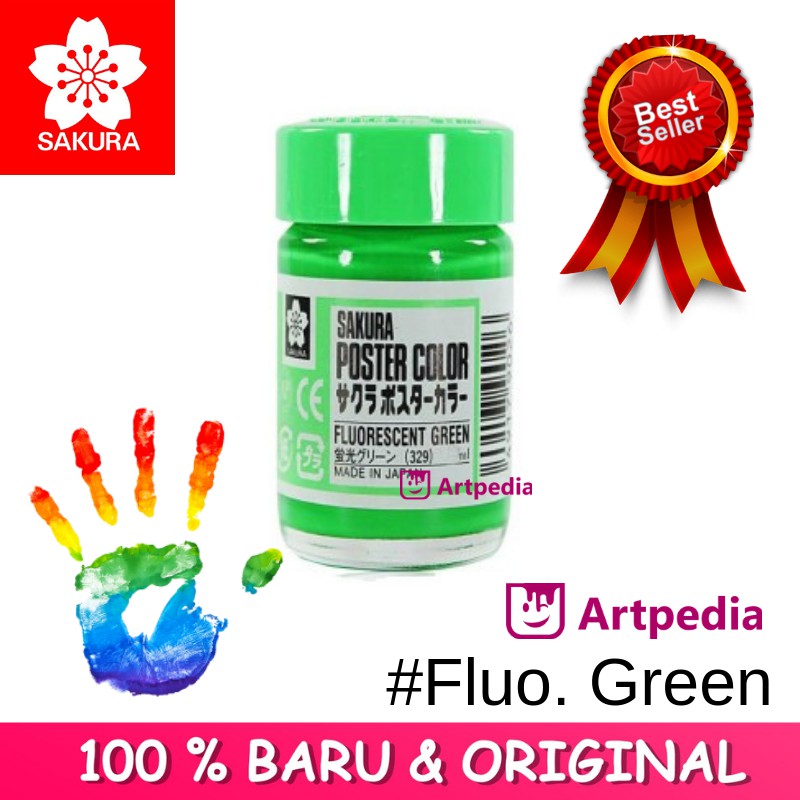 

Sakura Poster Color Fluorescent Green 15ml ( Cat Poster Sakura )