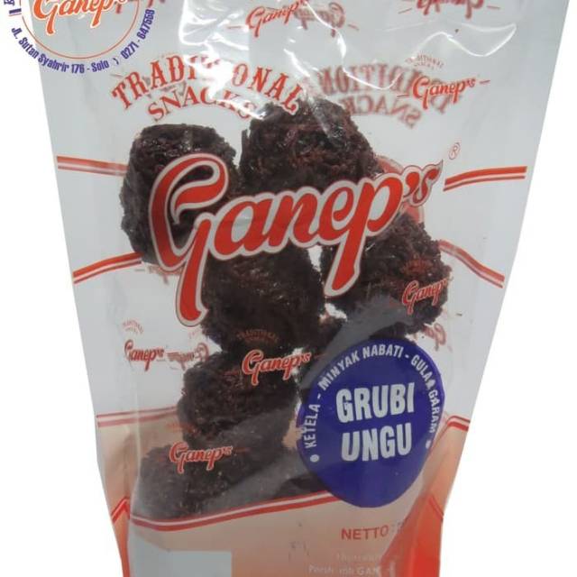 

Grubi ungu 250gr Roti ganep - oleh oleh khas solo