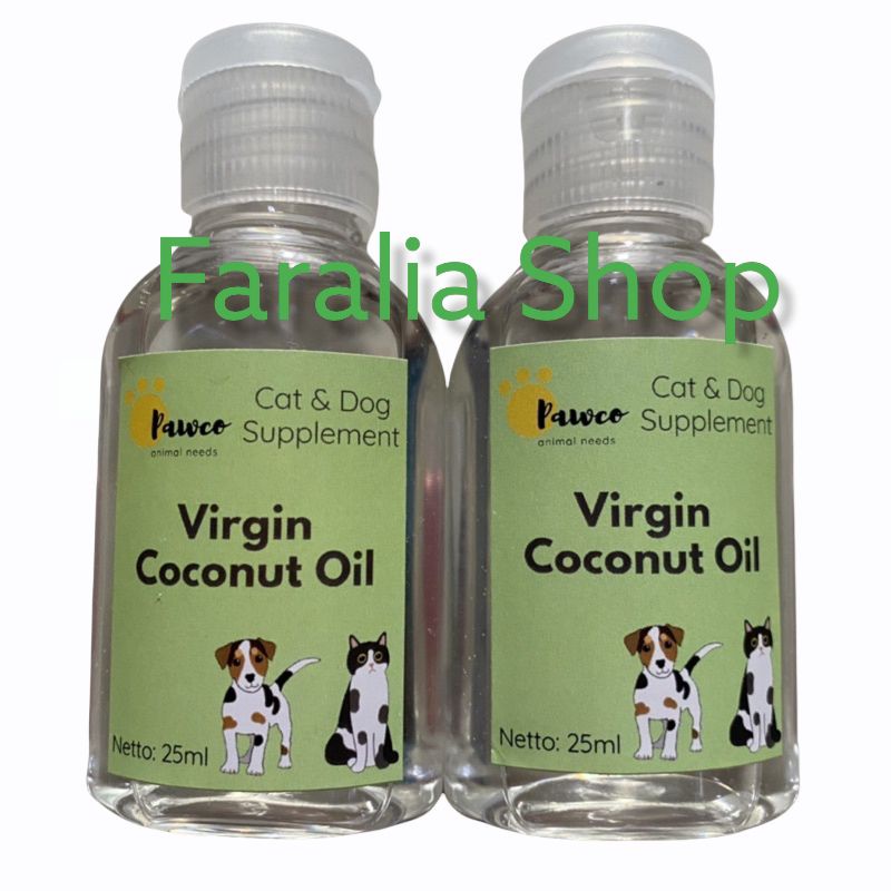 Pawco Obat Jamur Scabies Untuk Kucing Anjing Minyak VCO Virgin Coconut Oil for Cat Dog