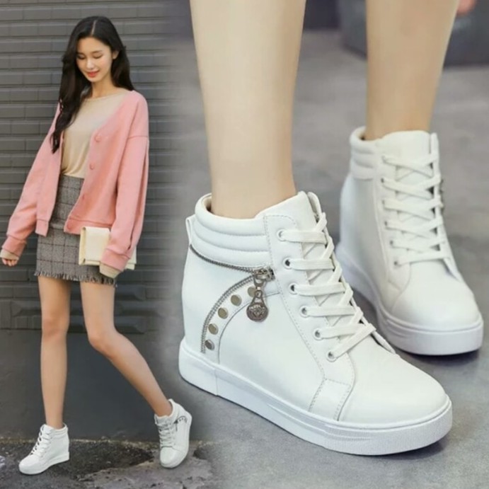 sneaker boots with zipper