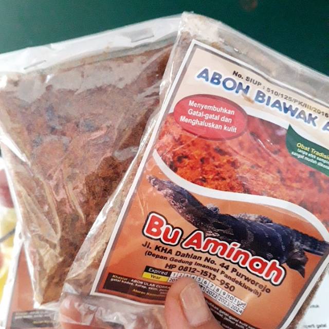 

Abon Biawak ASLI! 50 GR