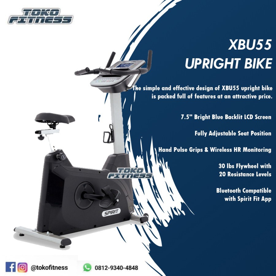 spirit xbu55 upright bike