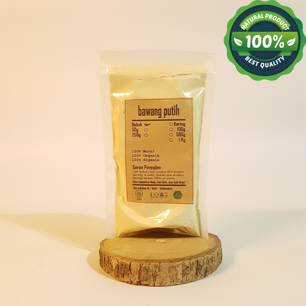 

BAWANG PUTIH BUBUK 100gr - Garlic Powder Pure - MURNI - JSR - RE