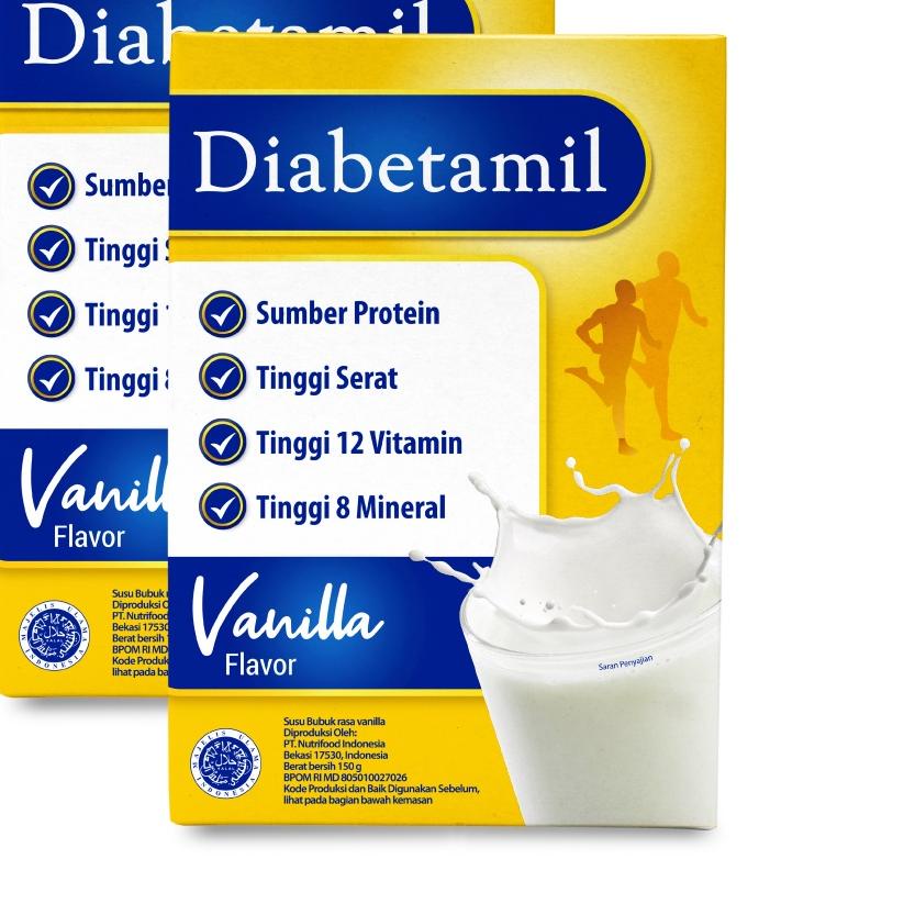 

Paling Disukai Susu Diabetamil Vanilla 150 gram - Susu Khusus Diabetes Bantu Jaga Gula Darah!