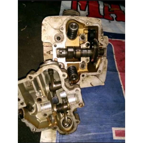 cylinder head blok Thunder 125 full isi original