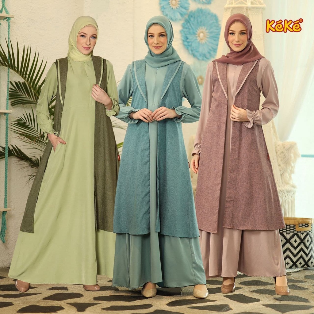 Gamis Dewasa Keke GDK 2105 | Khansa Dress - GDK 2105 Gamis Dewasa Keke Original