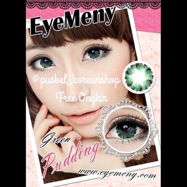 Eyemeny Pudding softlens gray brown blue violet green choco black