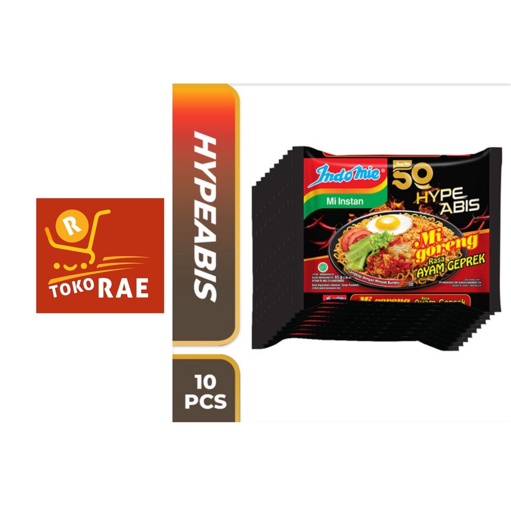 

Indomie Goreng Ayam Geprek HYPE ABIS bundle 10pcs