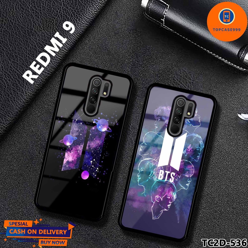 TOPCASE - CASE 2D GLOSSY BTS XIAOMI REDMI 8 REDMI 5 REDMI 9 9C NOTE 10 10 PRO 9C 9A 9 9T 8 8A 8 PRO 
