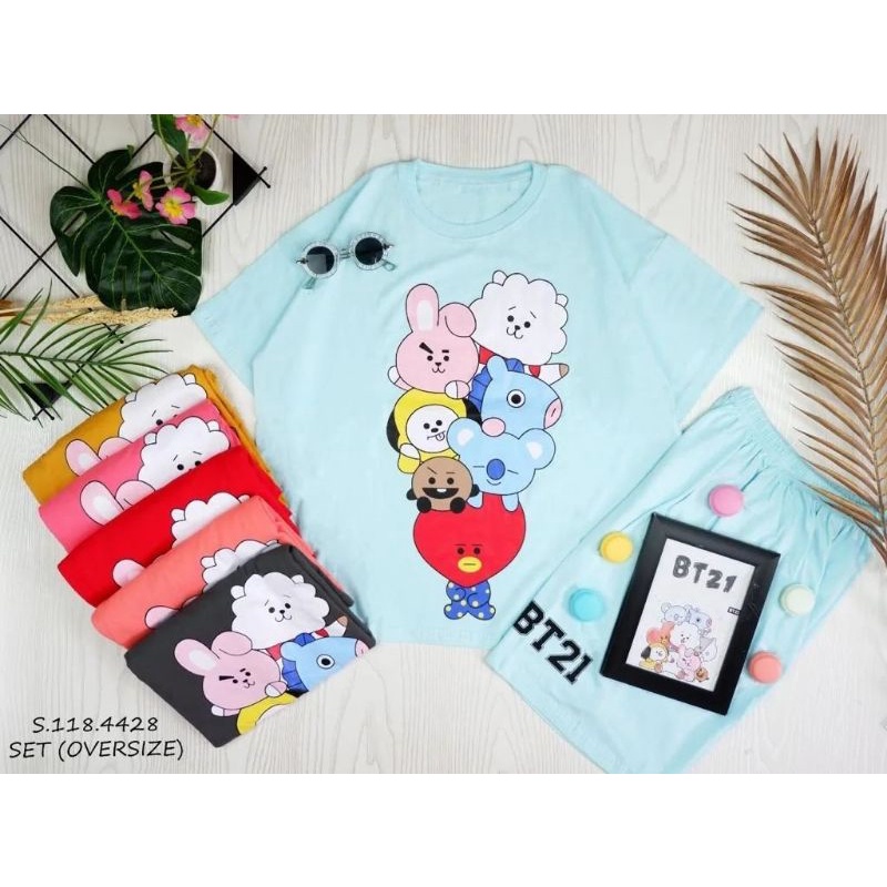 Baju Tidur Wanita / Homeware Jumbo / Baju tidur wanita cantik / Baju tidur Lucu bergambar