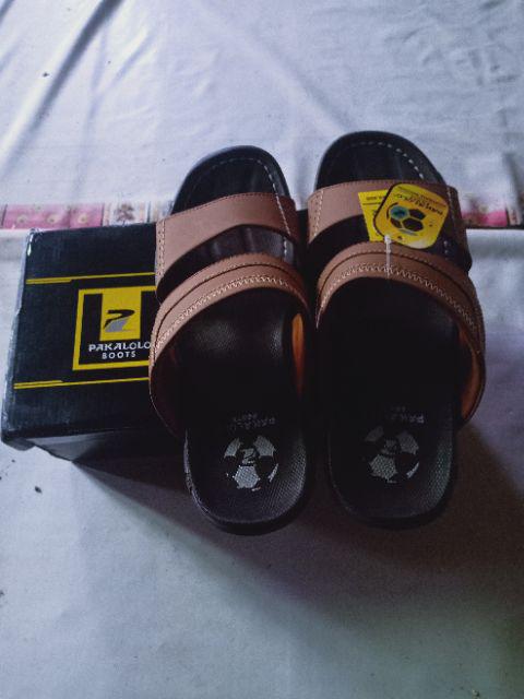  Sandal  Kulit Pria PAKALOLO  N2353 TAN B Original 100 