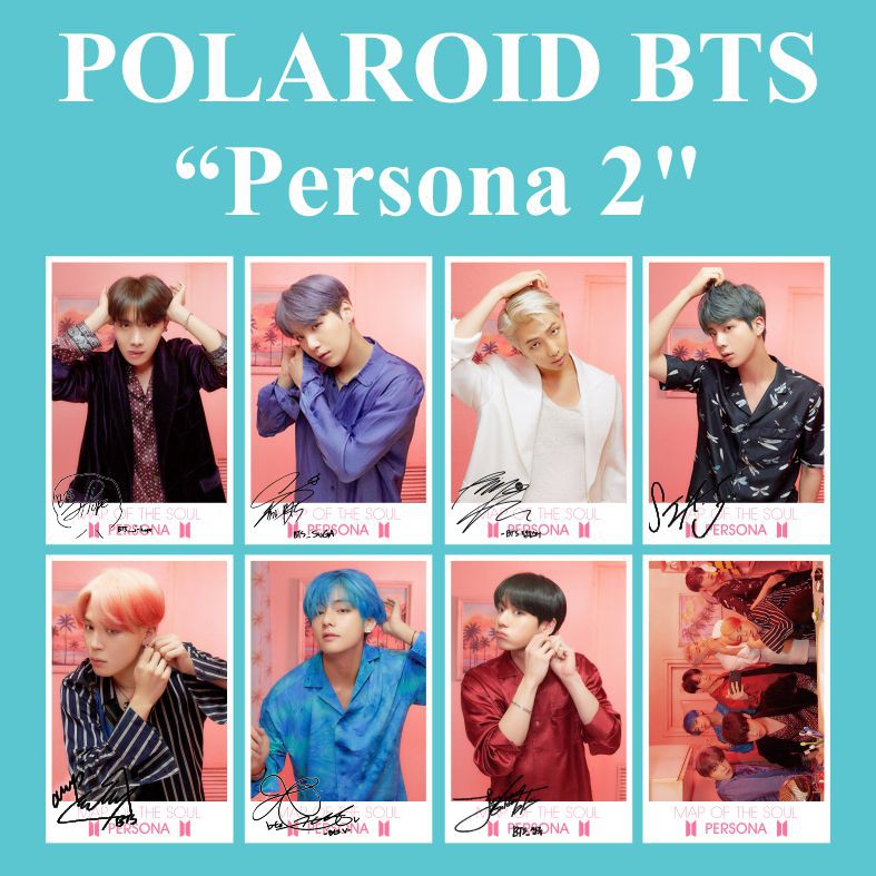 (READY STOCK) POLAROID BTS PERSONA KPOP MURAH