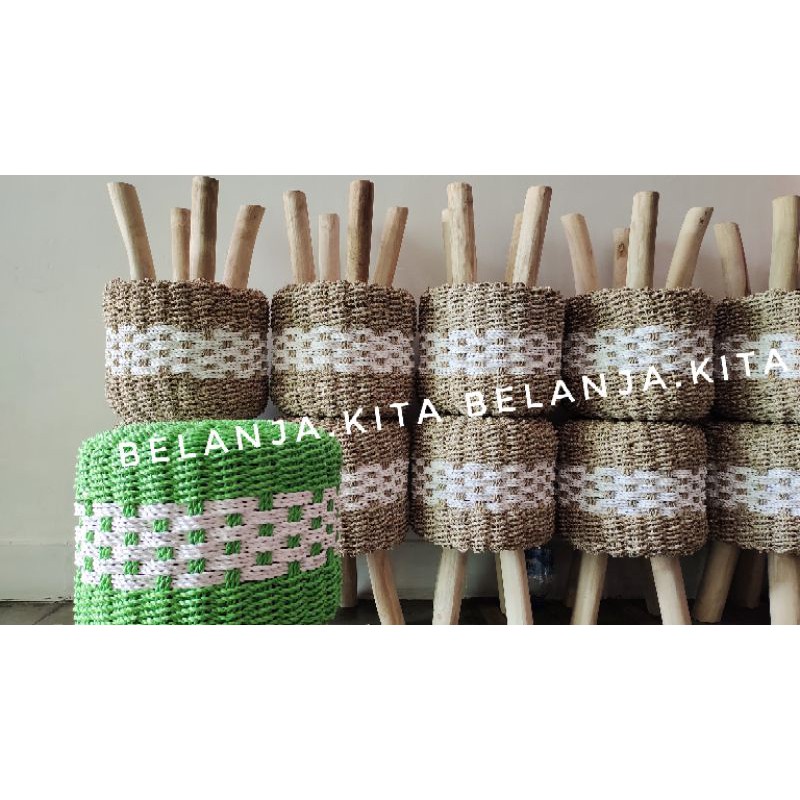 kursi seagrass / stool seagrass GEMESH