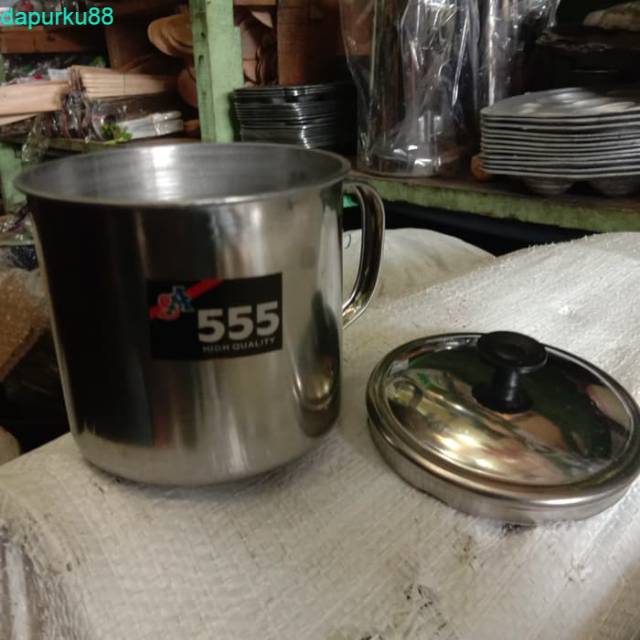 Cangkir Mug Stainless Steel 9CM