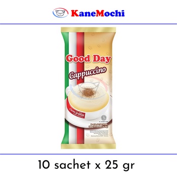 

Good Day Cappuccino Renceng 10 sachet x 25 gr
