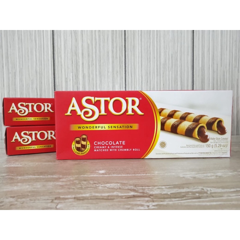 

Roma Astor wafer stick coklat 150 gr