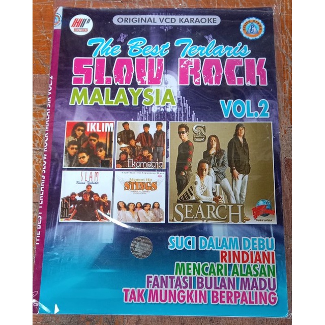 Kaset Vcd Original the best slow rock Malaysia vol 2
