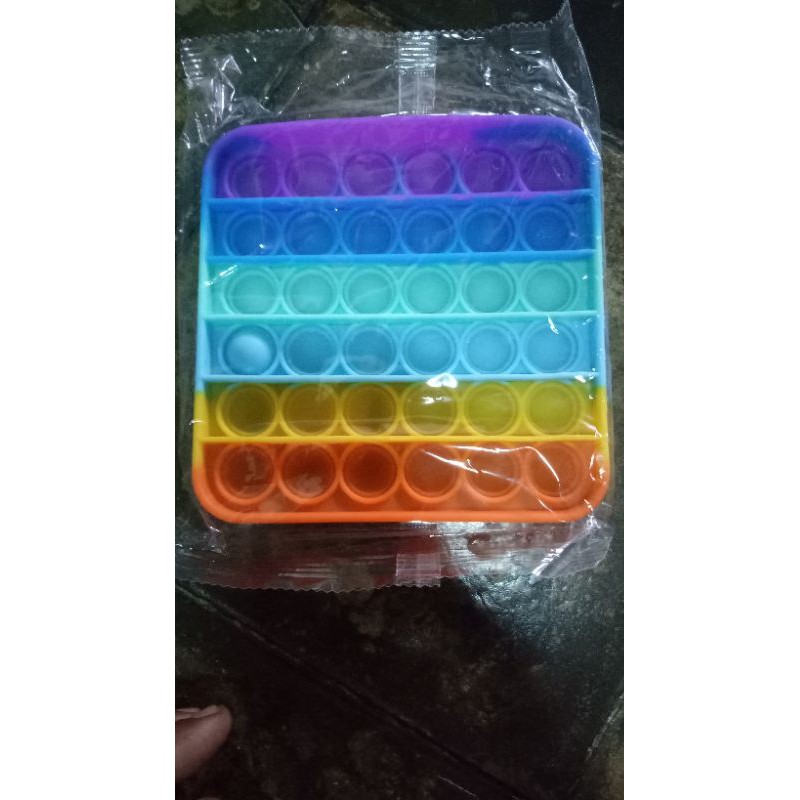 Pop it finger toys rainbow pelangi