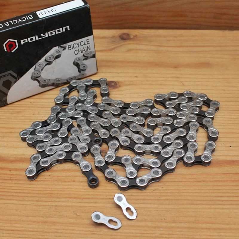 Rantai Rante Chain Sepeda 9 Speed 10 Speed POLYGON Chrome Krom Sepeda Lipat MTB Minion Road Bike K