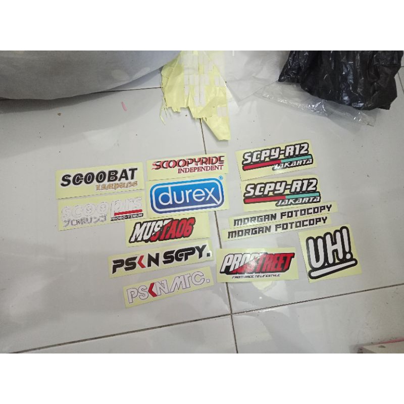 

stiker chromo custom sehari jadi