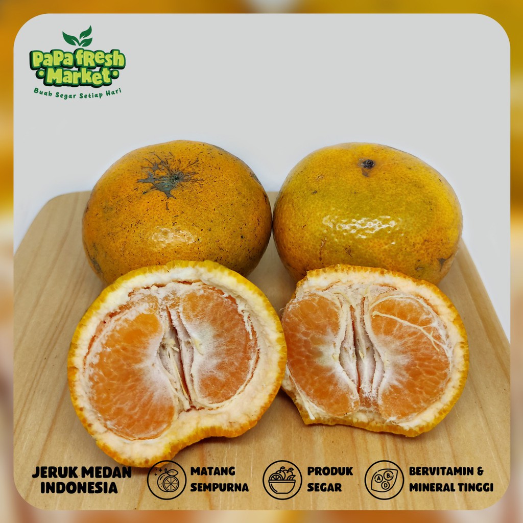 

JERUK MEDAN SEDANG - ( 0,9 - 1 KG ) - VITAMIN C BOSTER NIKMAT SEHAT