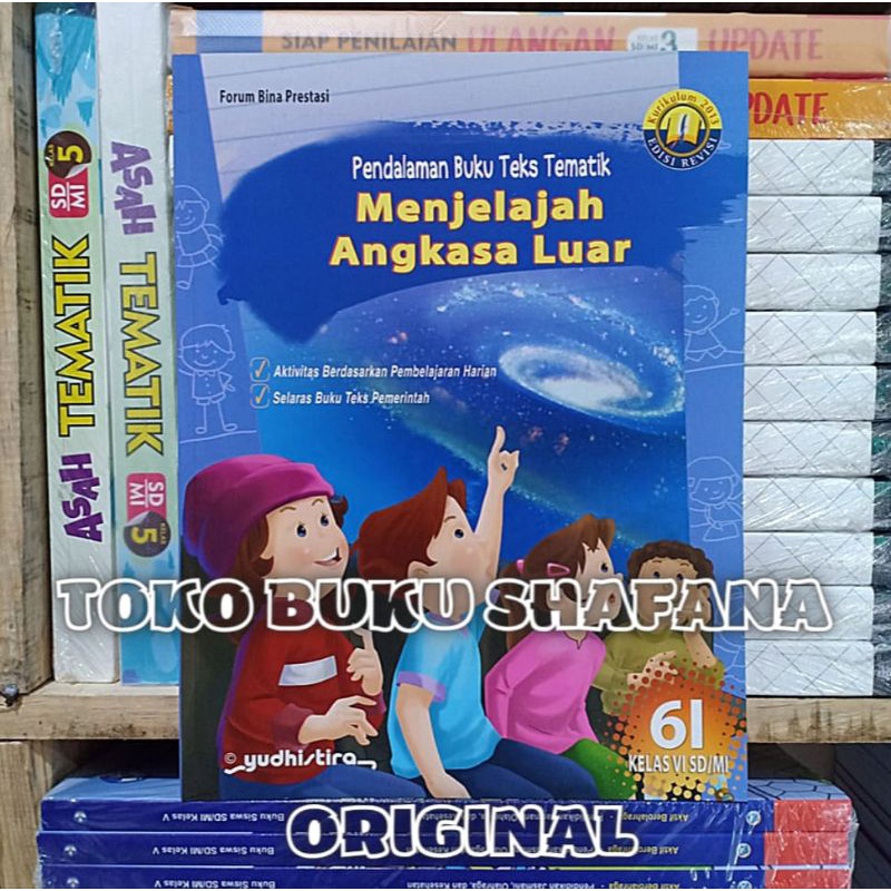 EDISI REVISI !!! PAKET PBT KELAS 6 SD 6F 6G 6H 6I YUDHISTIRA K13 - PENDALAMAN BUKU TEKS TEMATIK