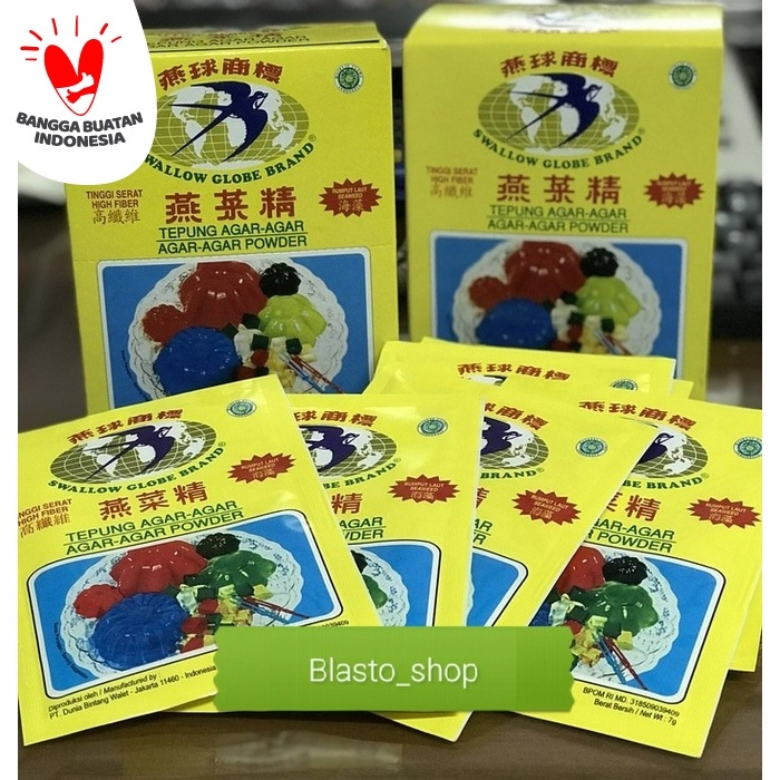 

LAINNYA-KEMASAN-MINUMAN- AGAR AGAR SWALLOW 7 G -MINUMAN-KEMASAN-LAINNYA.