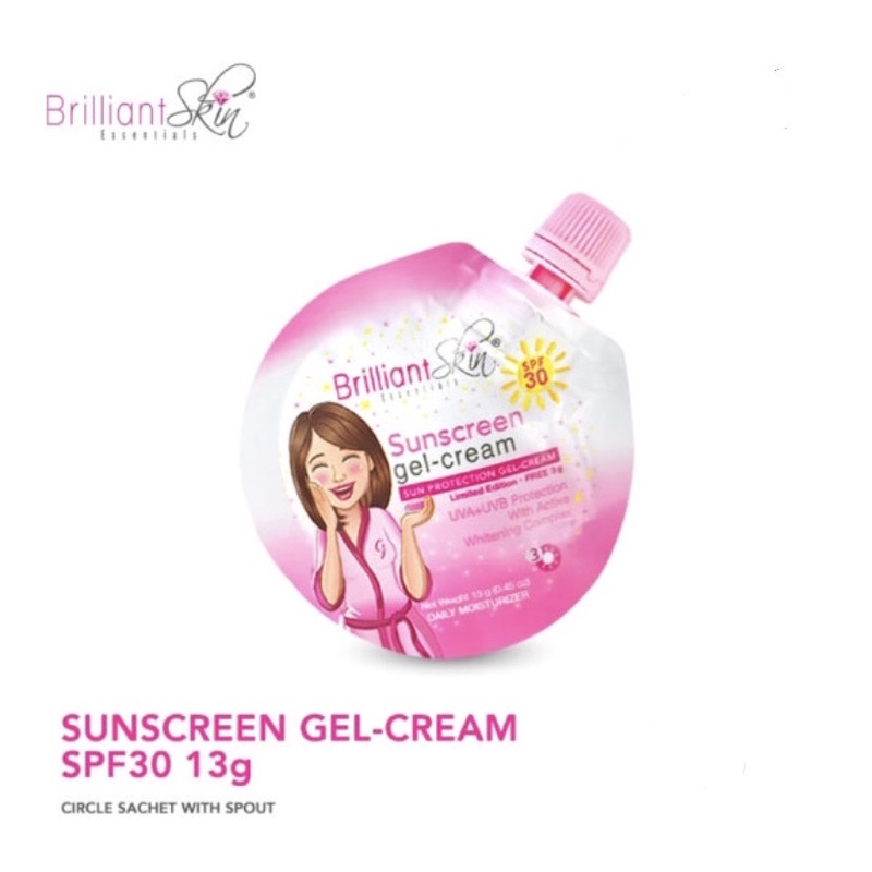 Refill Sunscreen 13 gram (Brilliant Skin)|cream siang brilliant