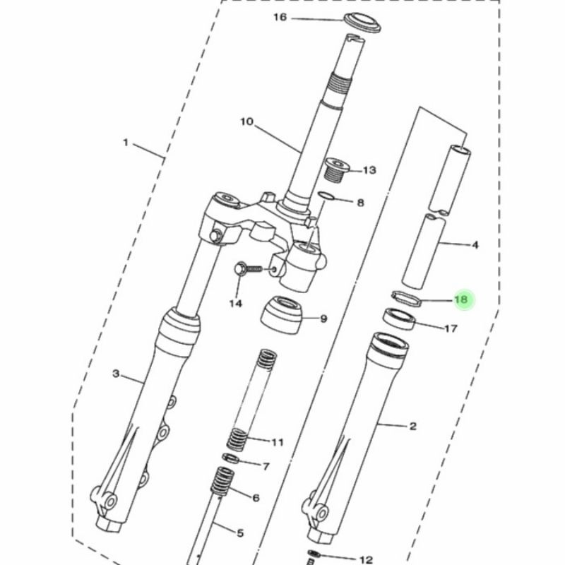 KLIP KANCINGAN SEAL SHOK DEPAN F1ZR ORI YGP FIZR FIZ F1Z R CLIP KLEMAN SIL SHOCK FORK SHOCKBREAKER