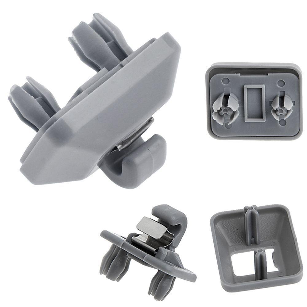 Populer Pengait Pelindung Matahari Mobil Praktis Holder Grey Bracket Untuk Audi A1 A3 A4 A5 Q3 Q5 Q7