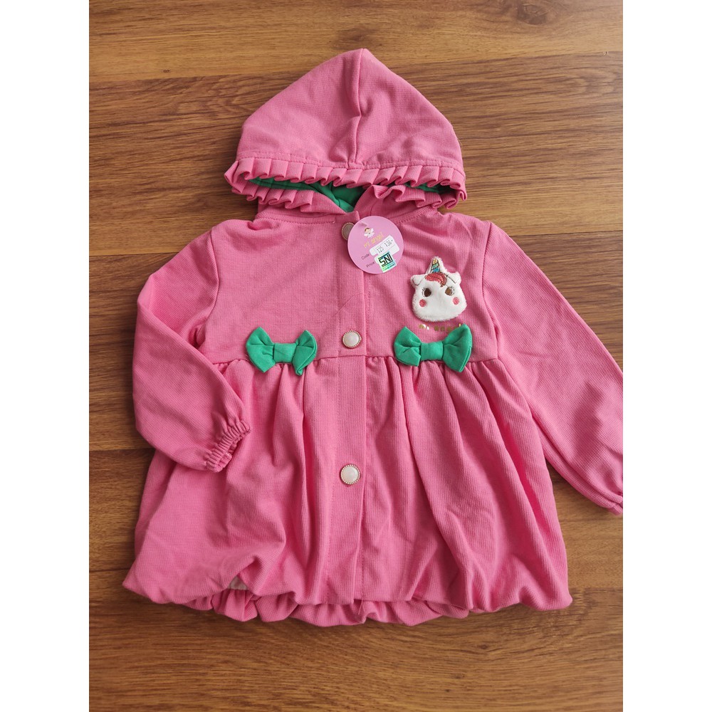 125136 jaket hoodie anak bayi bros unicorn 8-18 bulan-1