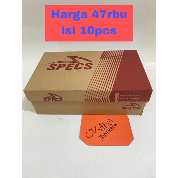 Inerboox-dus-box-kotak sepatu SPECS termurah (minimal order 10pcs)