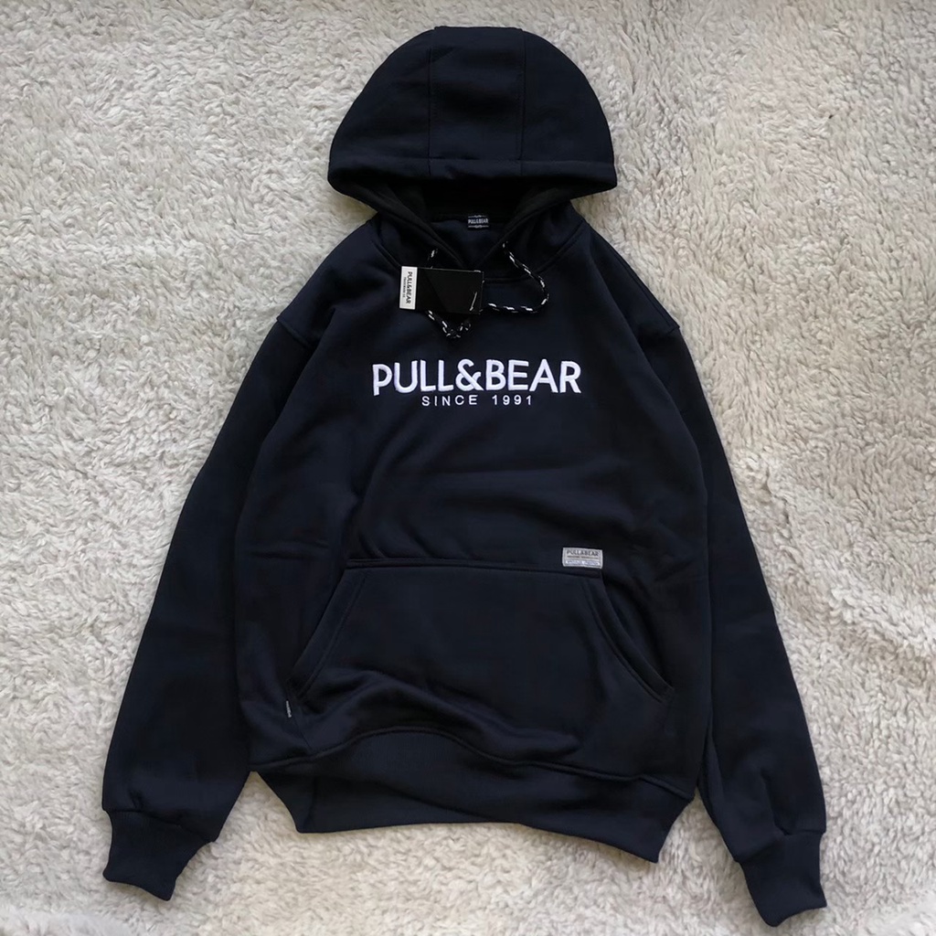 Jaket Pull And Bear Bordir l Sweater Pull &amp; Bear Full Lebel dan Hantag Premium Quality