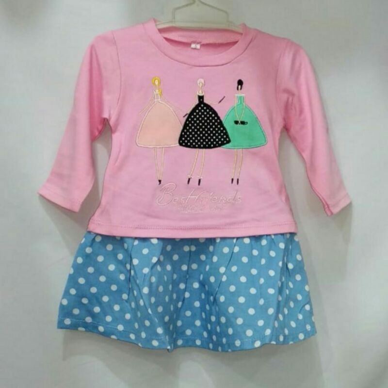 dress bayi anak perempuan murah kado newborn usia 6bulan