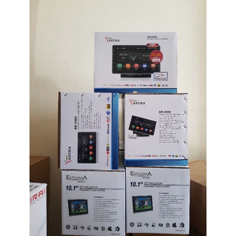 ASUKA AK-2000 Android 10" Head Unit Double Din AK2000 Tape Audio Mobil
