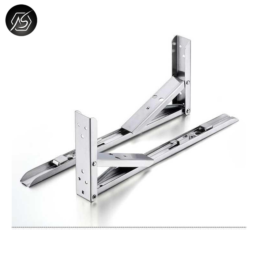 Anto Shop - XIDA Bracket Engsel Siku Stainless Load 65kg 12 Inch 2 PCS - JM007