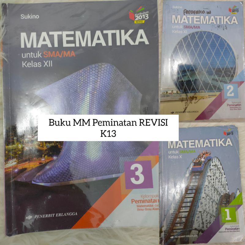 Buku pelajaran Matematika Peminatan REVISI K13