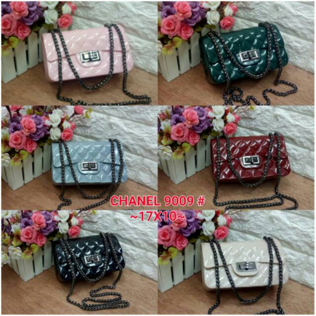 Tas wanita fashion chanel jelly mini