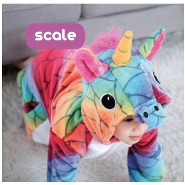 BAJU KOSTUM ONESIE PIYAMA KIGURUMI ANAK KID UNICORN 2
