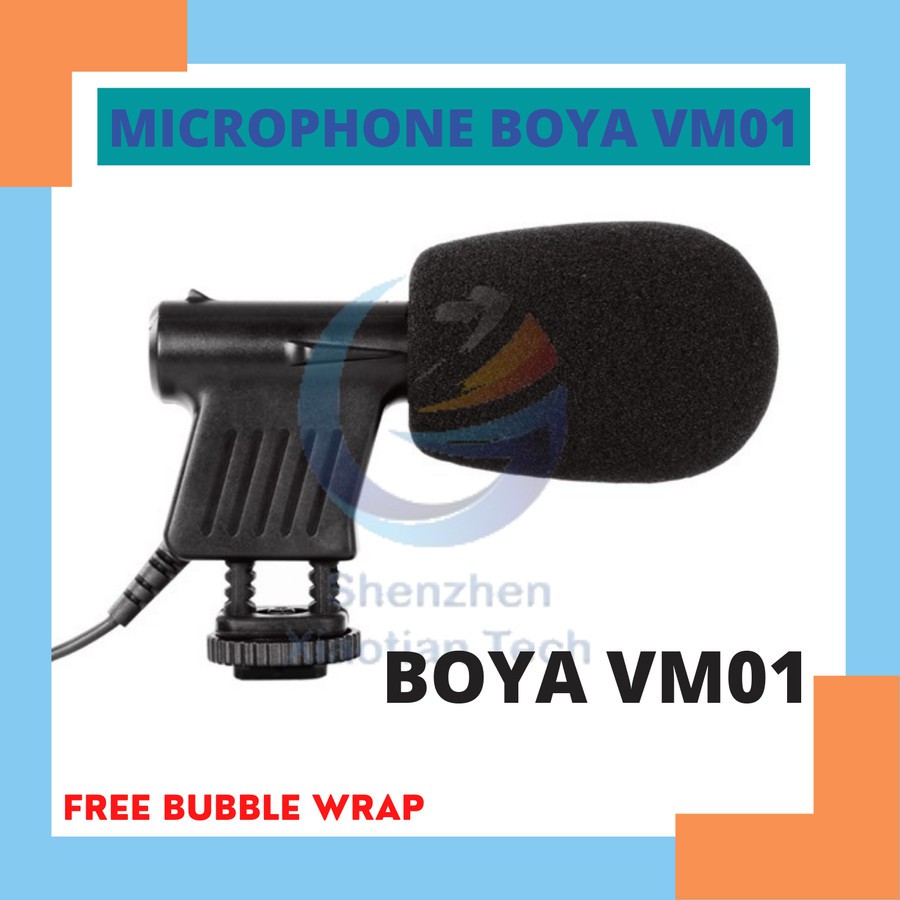 Boya Shotgun Mic / Boya Shotgun / Boya VM01 / Microphone Mini / Microphone Recording / Microphone
