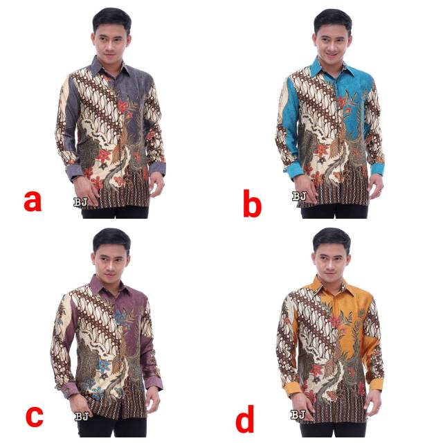 KEMEJA BATIK SEMI SUTERA SILKY PREMIUM