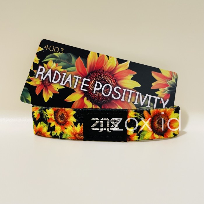 ZOX Radiate Positivity Wristband Bracelet Strap Gelang