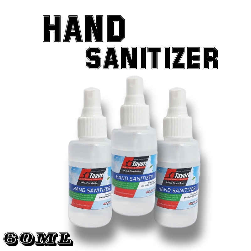 Hand Sanitizer 60ml Alkohol 80% Spray