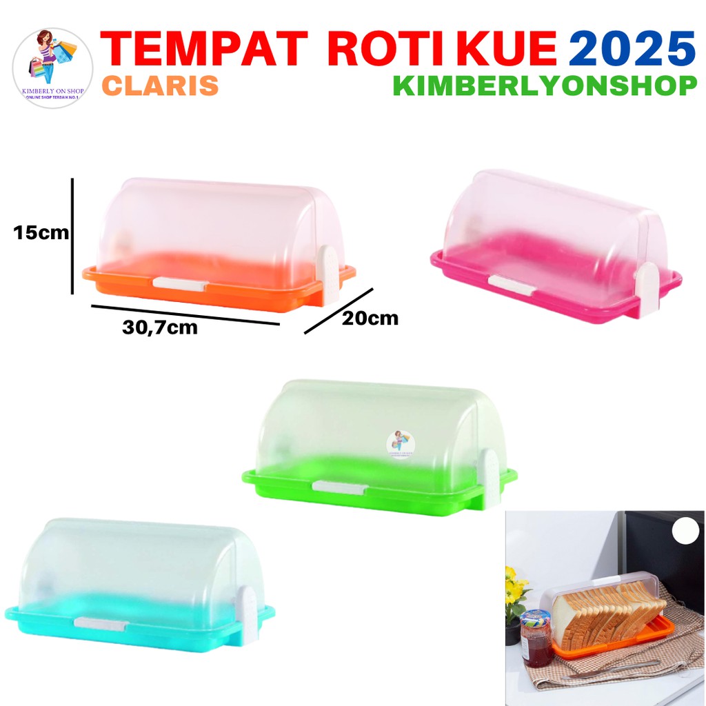 Kimberlyonshop Tempat Roti Kue Makanan Breadcase Muffin 2025 Claris