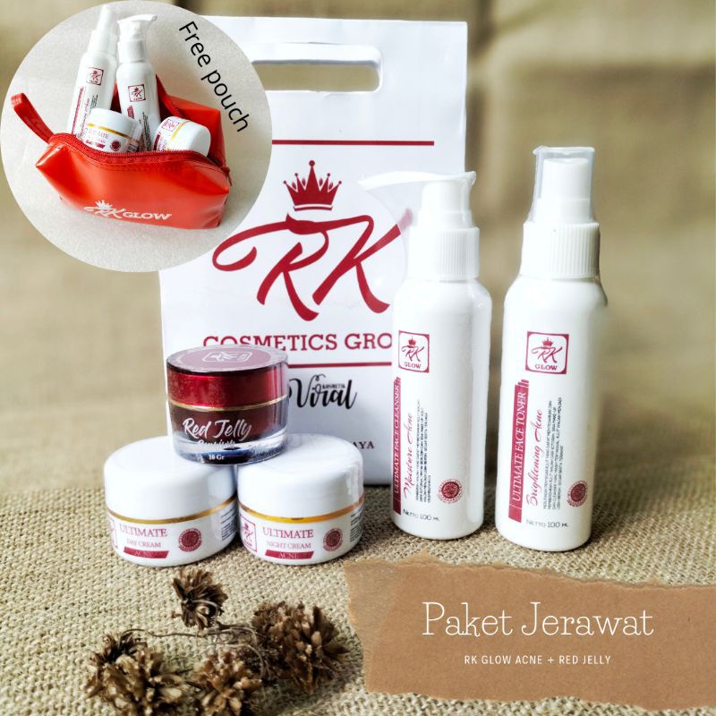 RK GLOW PAKET GLOWING FLEK HITAM RK KOSMETIK