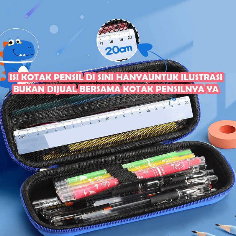 KOTAK PENSIL ANAK 4D TIMBUL KARAKTER AESTHETIC 3 DIMENSI 3D ASTRONOT UNICORN