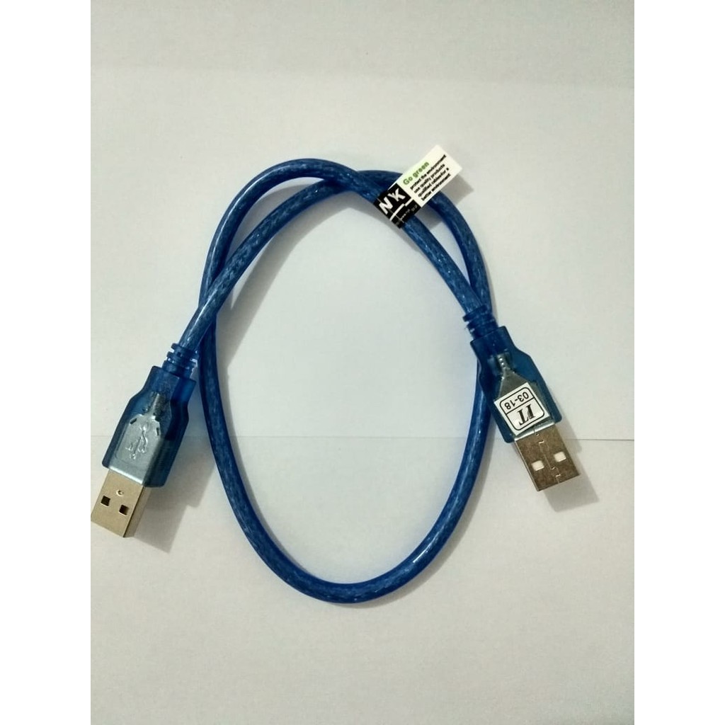 kabel male to male pendek NYK / kabel usb male 50cm NYK