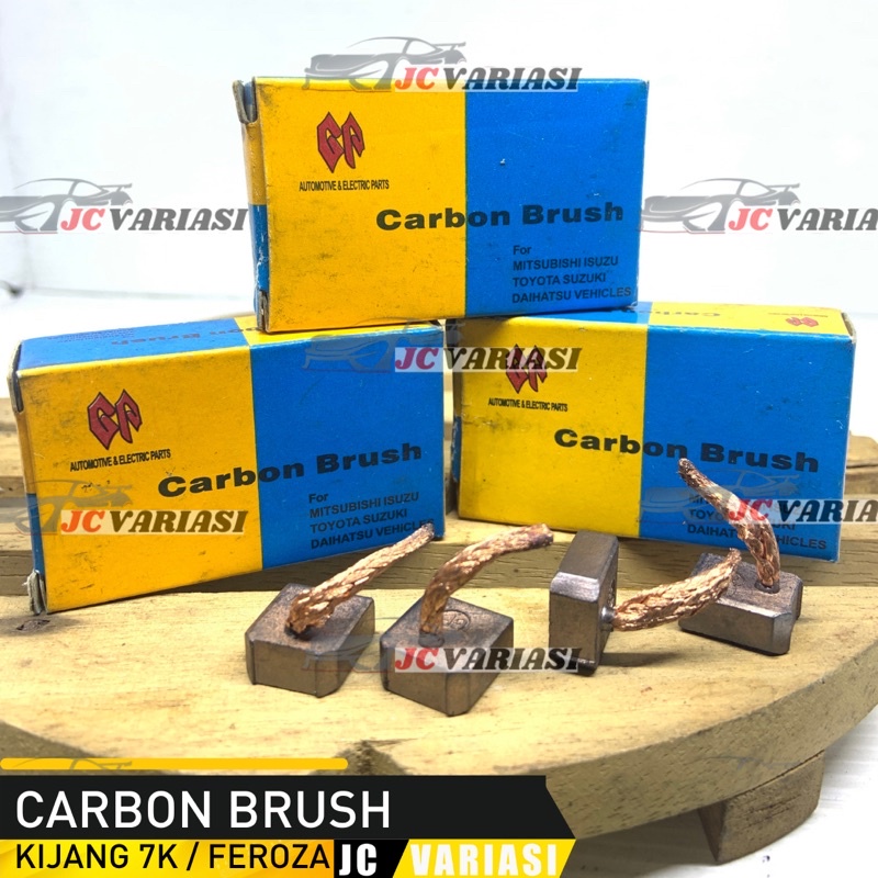 ARANG DINAMO KUIL STARTER CARBON BRUSH STARTER KIJANG KAPSUL 7K FEROZA INNOVA